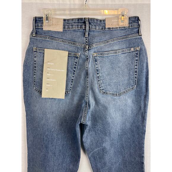 NWT Everlane Jeans Curvy Cheeky Straight Denim Organic Cotton Sustainable Fall - Picture 4 of 7